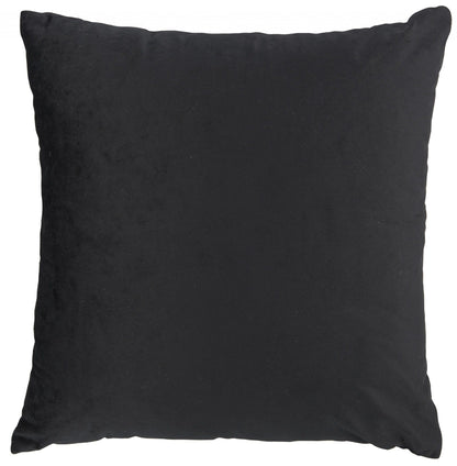 Black And Gold Polka Dot Throw Pillow