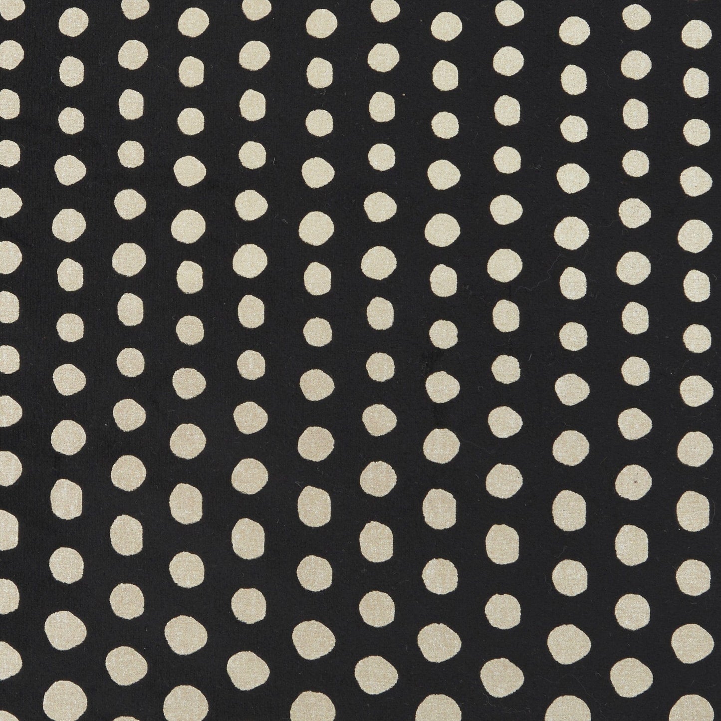 Black And Gold Polka Dot Throw Pillow