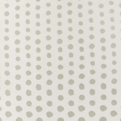White And Silver Polka Dot Throw Pillow