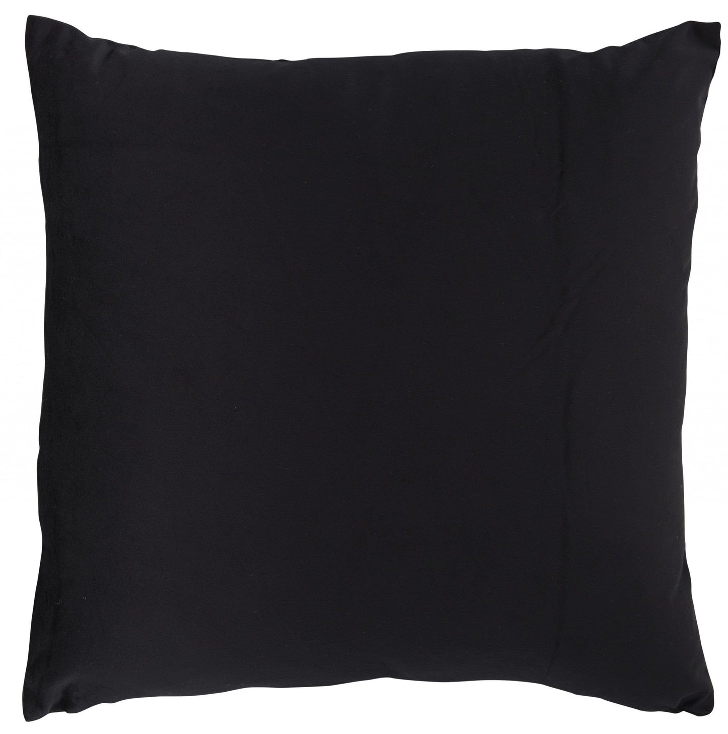 Black Throw Pillow With Sequin Stripe