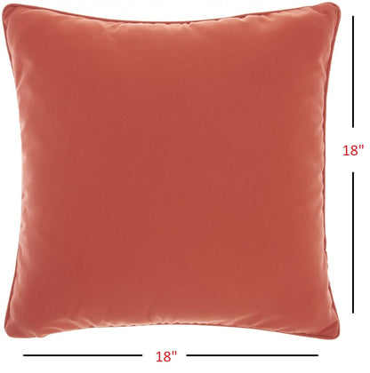 Pink Velour Throw Pillow