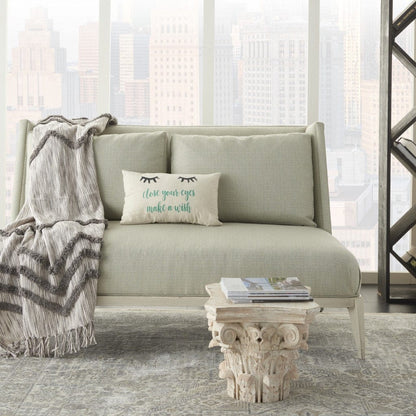 Close Your Eyes Make A Wish Lumbar Hrow Pillow