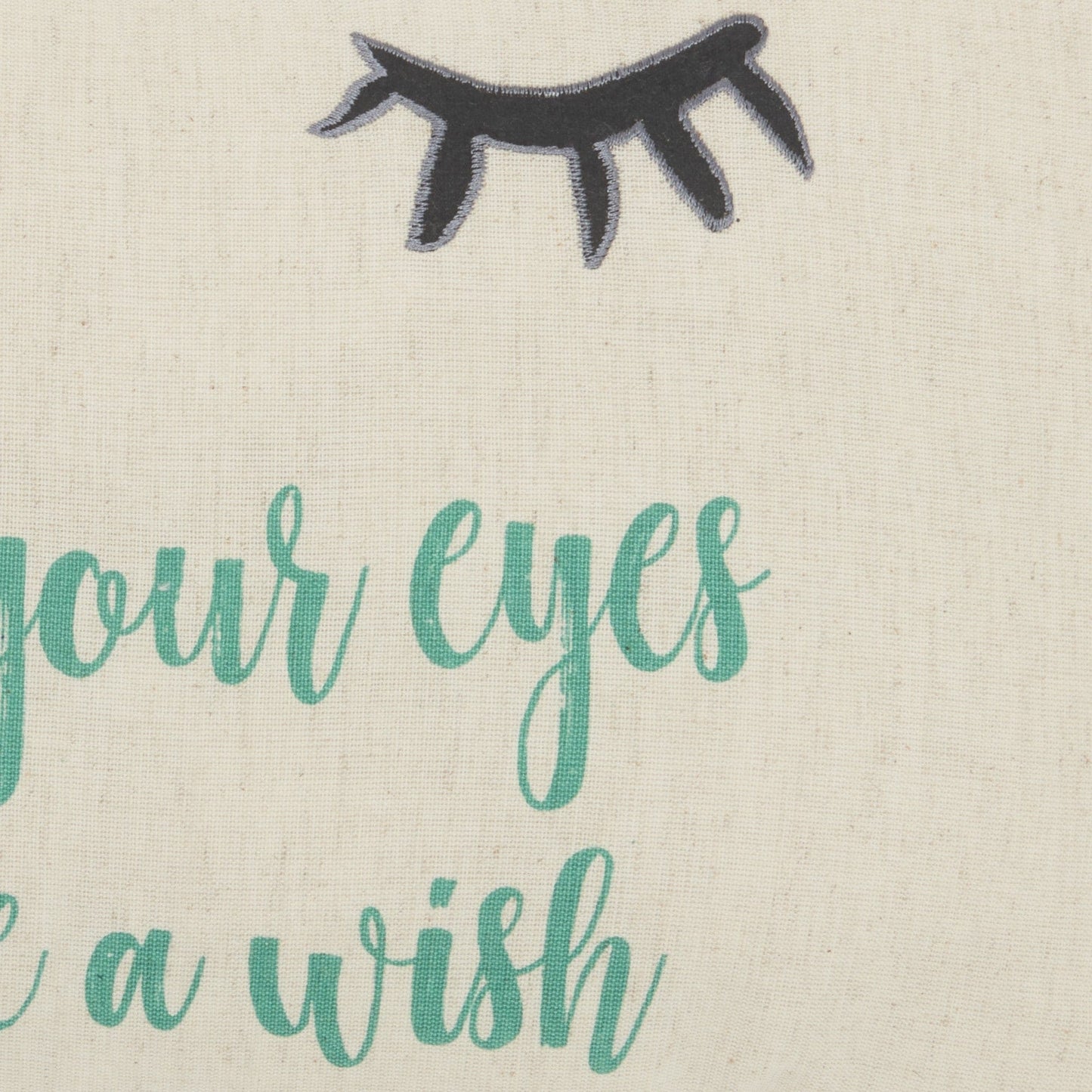 Close Your Eyes Make A Wish Lumbar Hrow Pillow