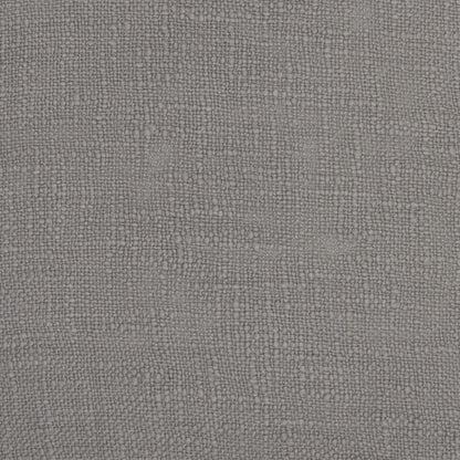 Gray Solid Woven Throw Pillow