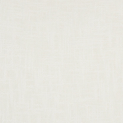 White Solid Woven Throw Pillow