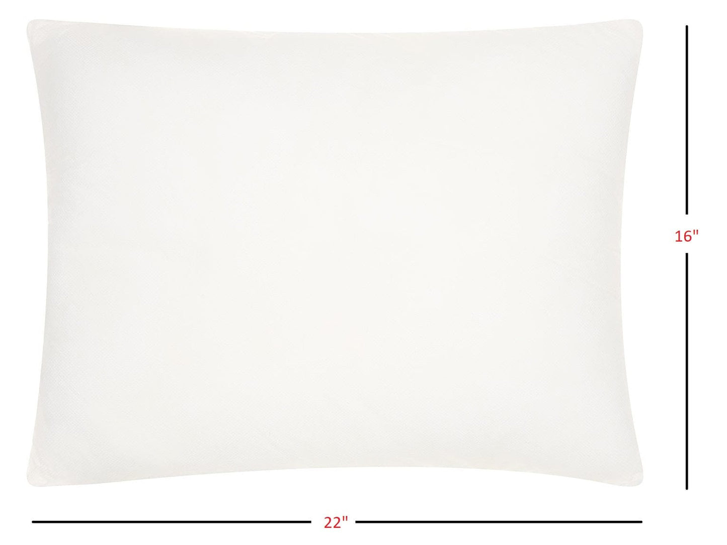 16" X 22" Choice White Lumbar Pillow Insert