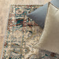 2’ X 8’ Gray And Rust Distressed Medallion Runner Rug