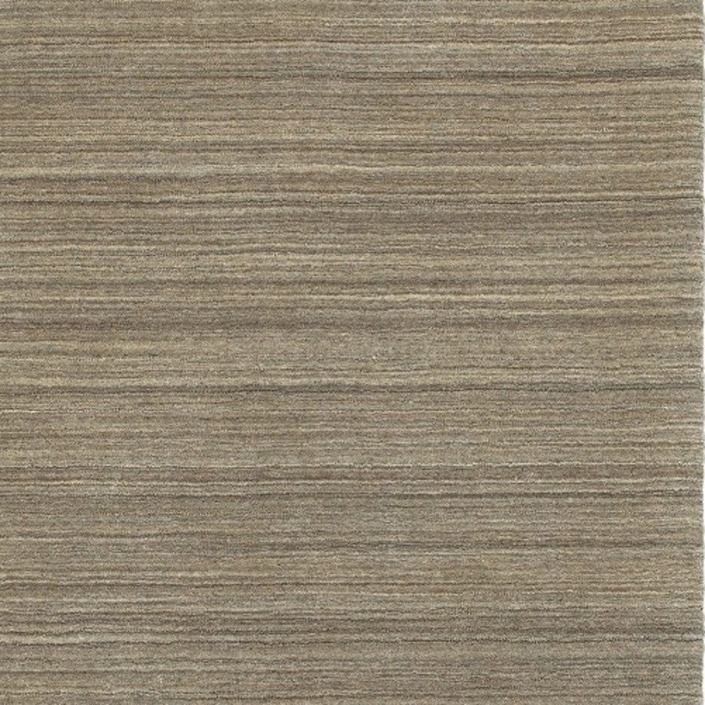 3’ X 8’ Two-Toned Brown And Beige Indoor Runner Rug