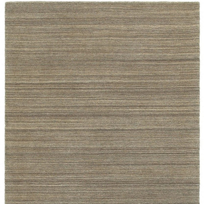 3’ X 8’ Two-Toned Brown And Beige Indoor Runner Rug