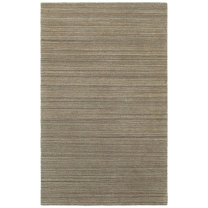 3’ X 8’ Two-Toned Brown And Beige Indoor Runner Rug