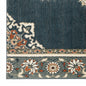 2’ X 7’ Blue And Beige Floral Medallion Indoor Runner Rug
