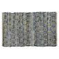 5’ X 8’ Blue And Gray Ogee Area Rug