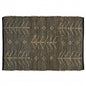 4’ X 6’ Black Distressed Tribal Area Rug