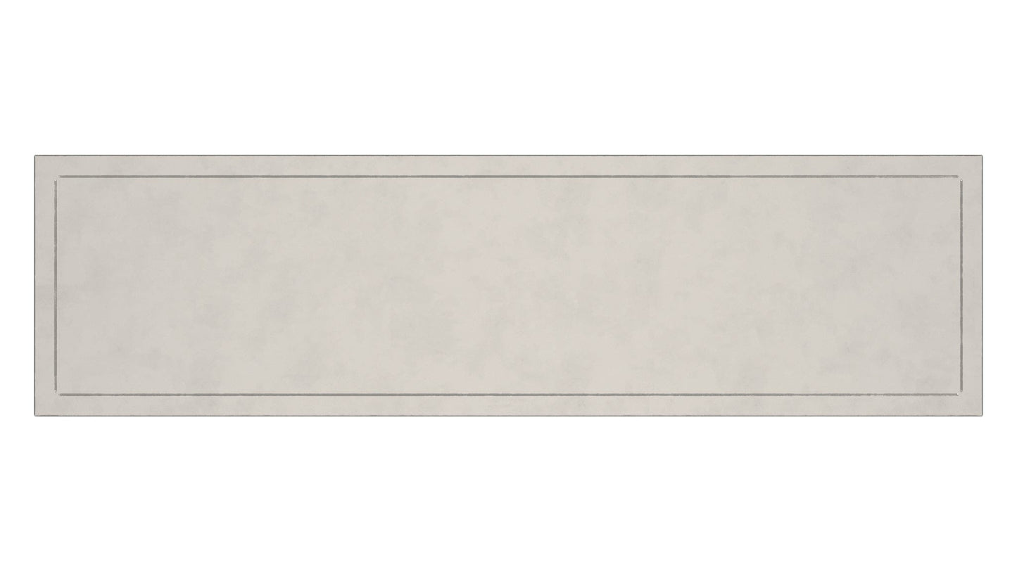 Sleek Modern Brushed Nickel Bench