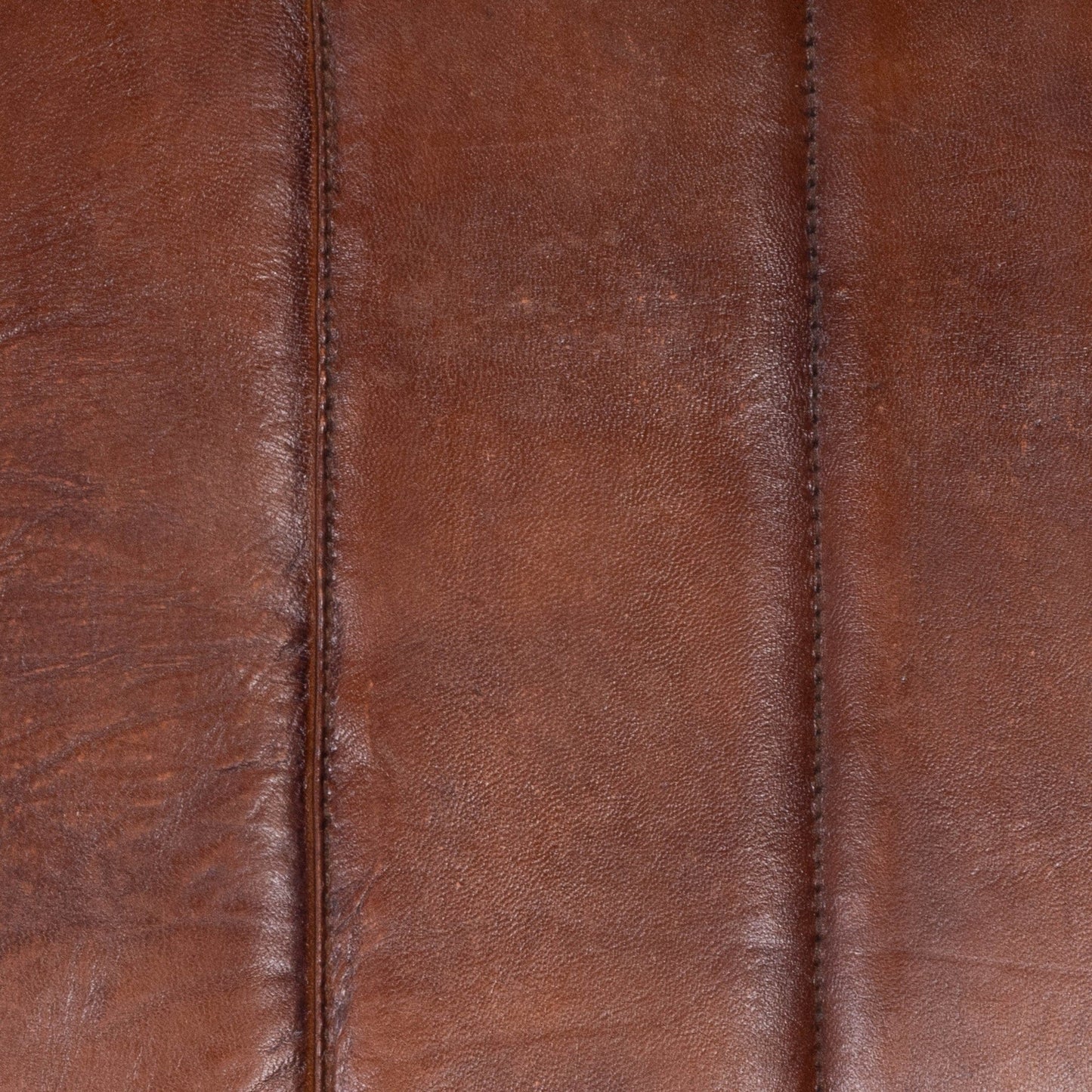 Executive Chic Leather And Metal Bench