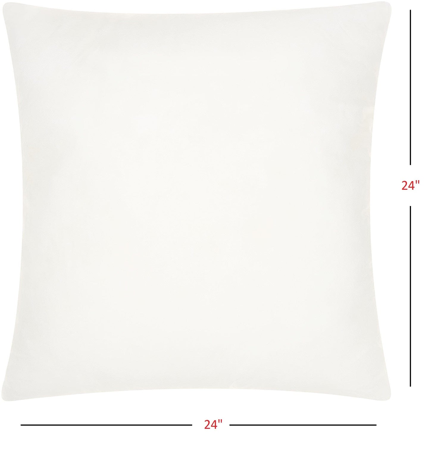 24" X 24" Choice White Pillow Insert