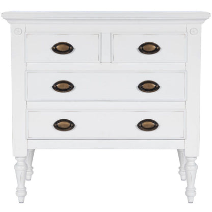 Easterbrook White 4 Drawer Chest