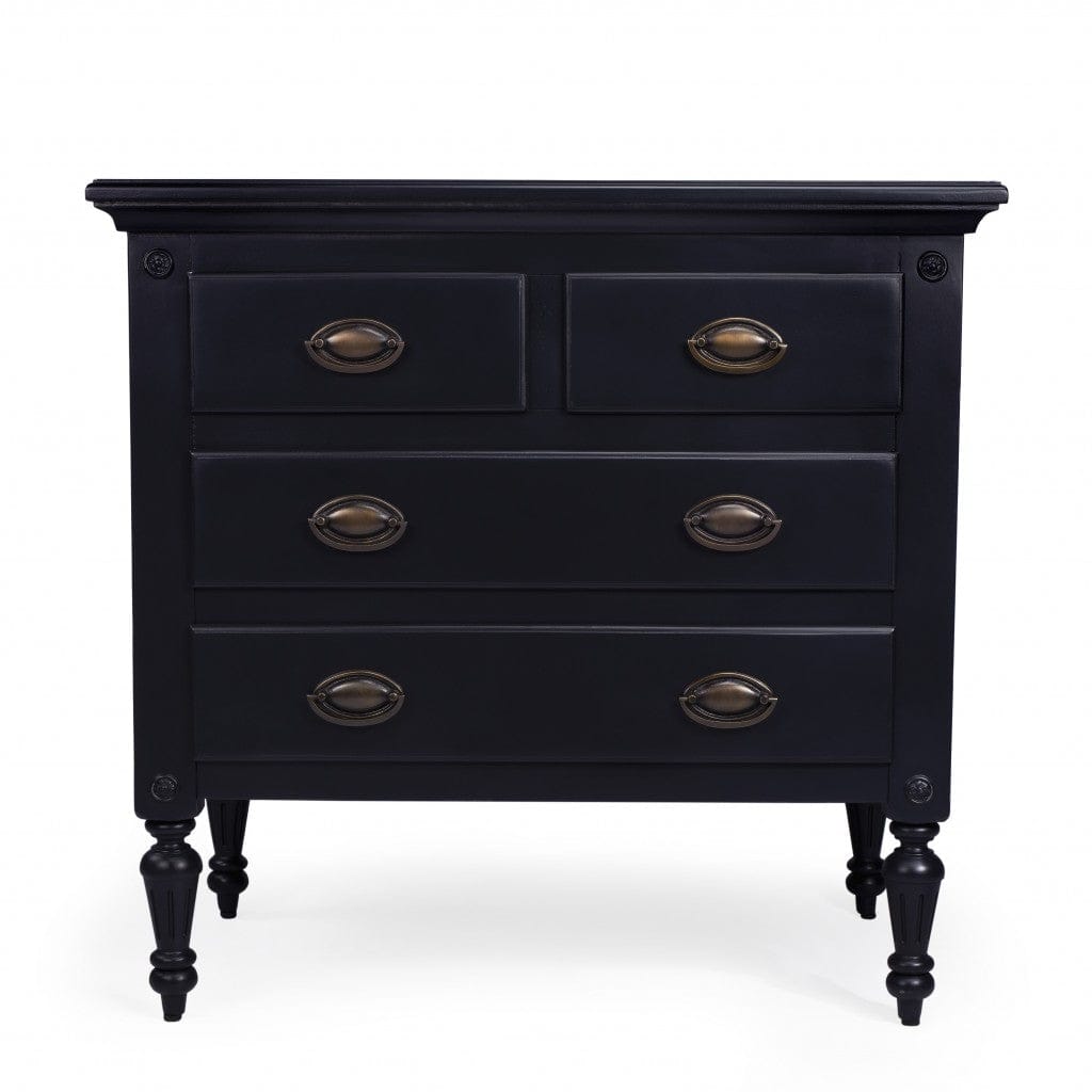 Easterbrook Black 4 Drawer Chest