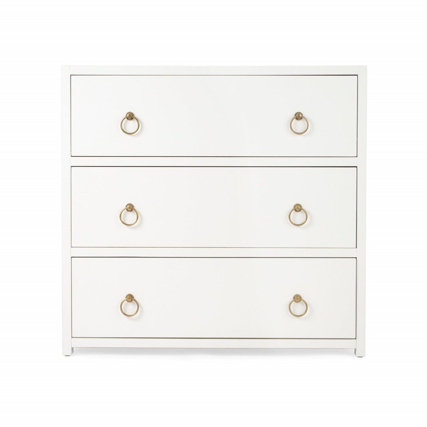 Lark White 3 Drawer Chest