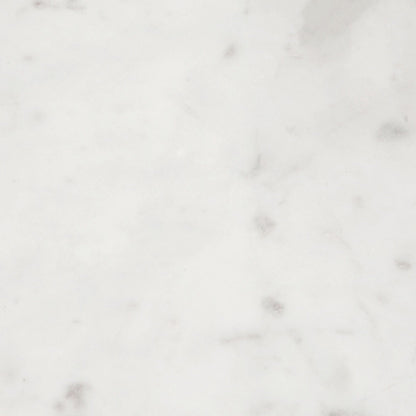 23" White And Gold Steel Round End Table