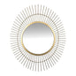 Gold Metal Spiked Wall Mirror