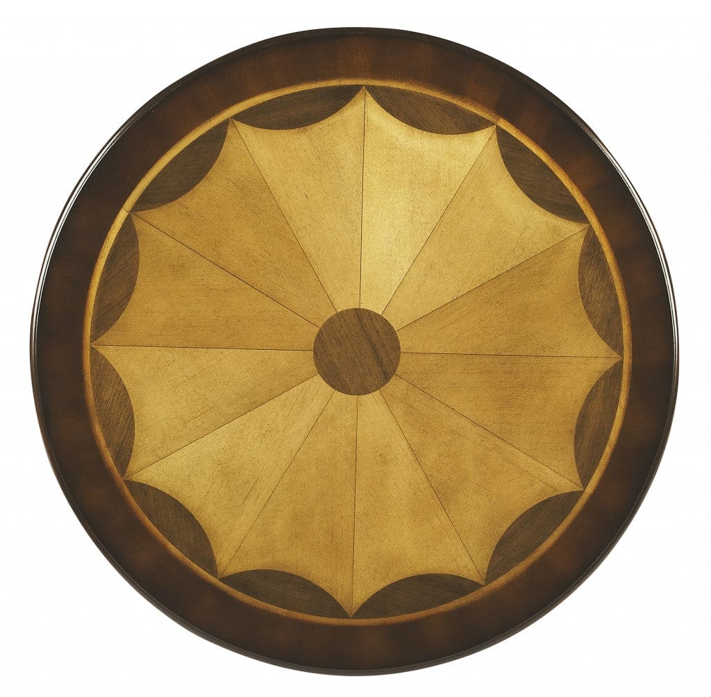 Traditional Cherry Round Pedestal Table