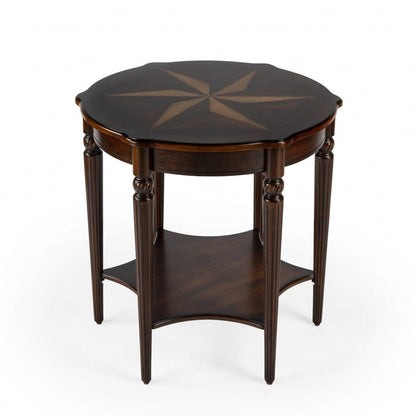 Traditional Cherry Accent Table