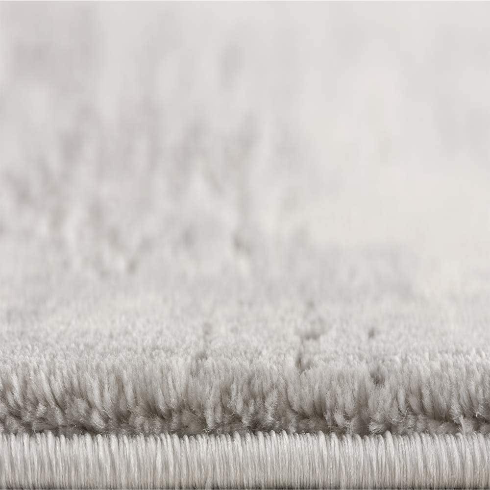 4’ X 6’ Gray Modern Abstract Area Rug