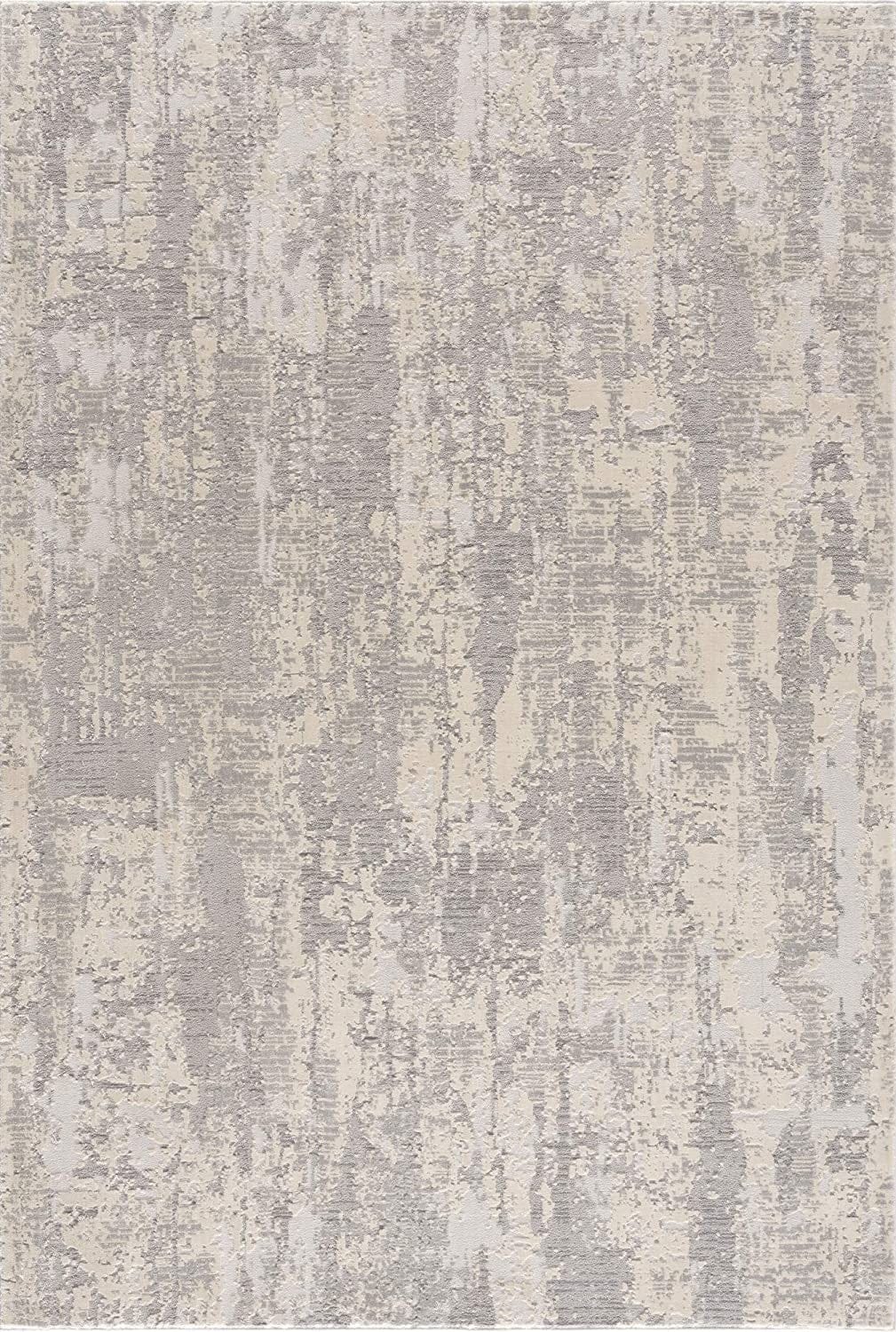 3’ X 5’ Gray Metro Modern Abstract Area Rug