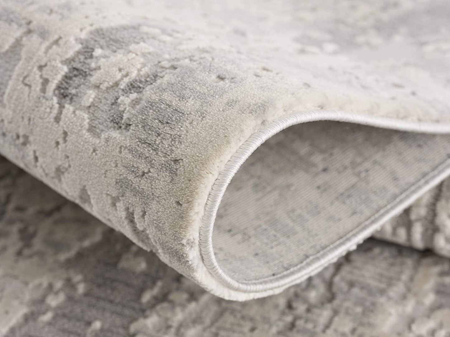 3’ X 5’ Gray Metro Modern Abstract Area Rug