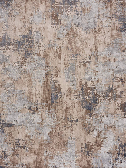 3’ X 5’ Beige And Ivory Abstract Area Rug