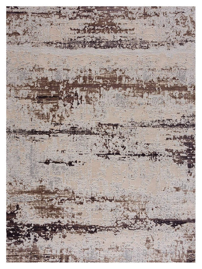 3’ X 5’ Violet Abstract Striations Area Rug