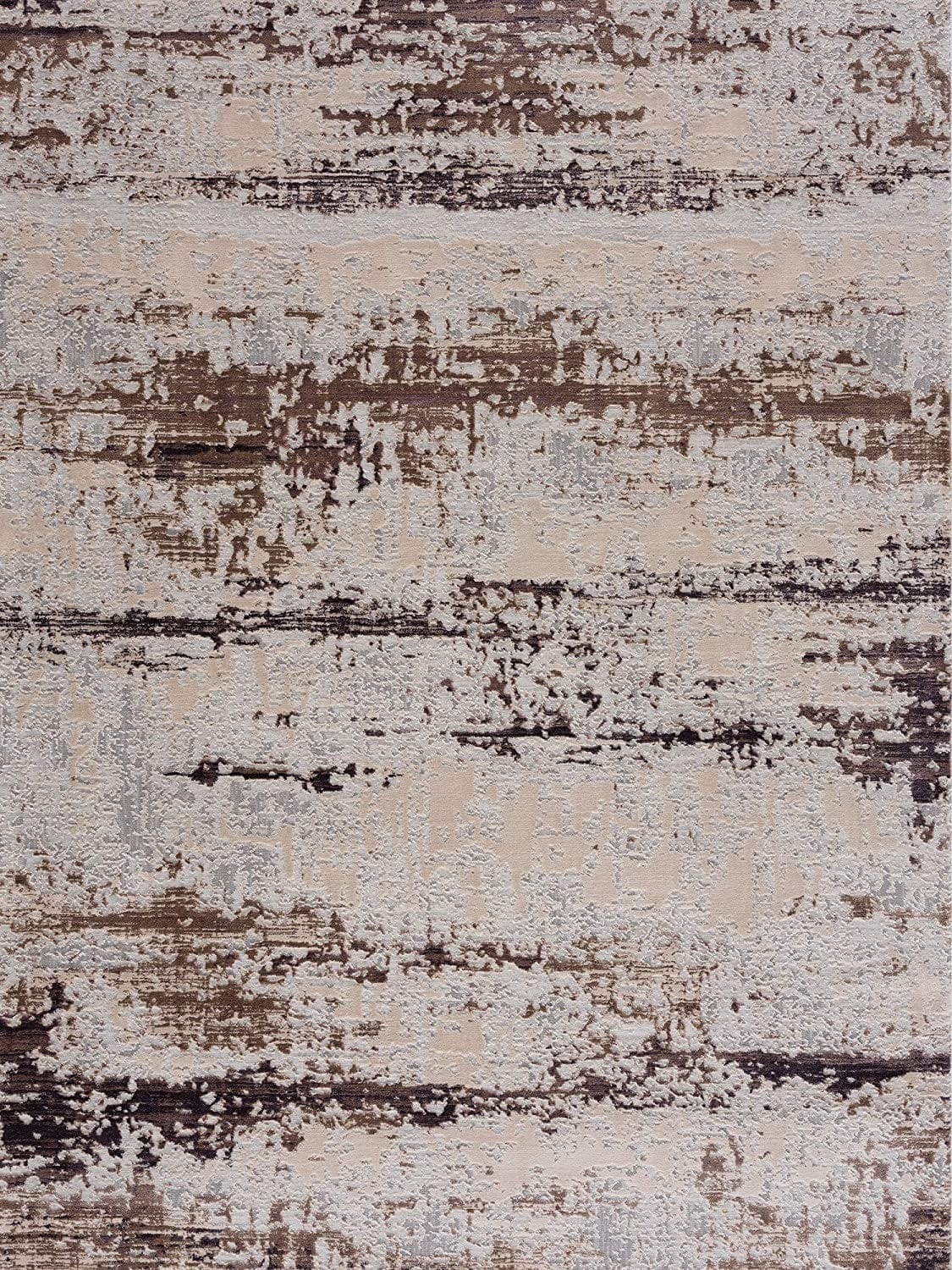 3’ X 5’ Violet Abstract Striations Area Rug