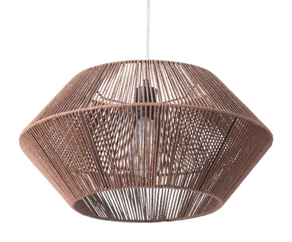 Brown Dashy Ceiling Lamp