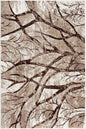 7’ X 10’ Brown Intricate Branches Area Rug