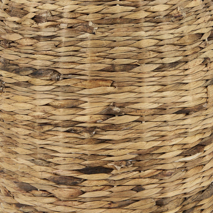 Brown Wicker Hanging Pendant Light