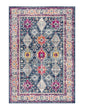 2’ X 4’ Navy Traditional Decorative Area Rug