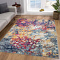 2’ X 4’ Multicolored Abstract Painting Area Rug