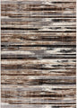 2’ X 10’ Beige Rustic Strokes Runner Rug