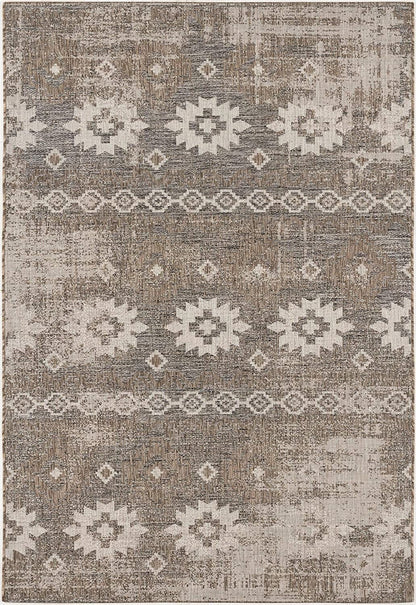 3’ X 10’ Beige Boho Chic Runner Rug