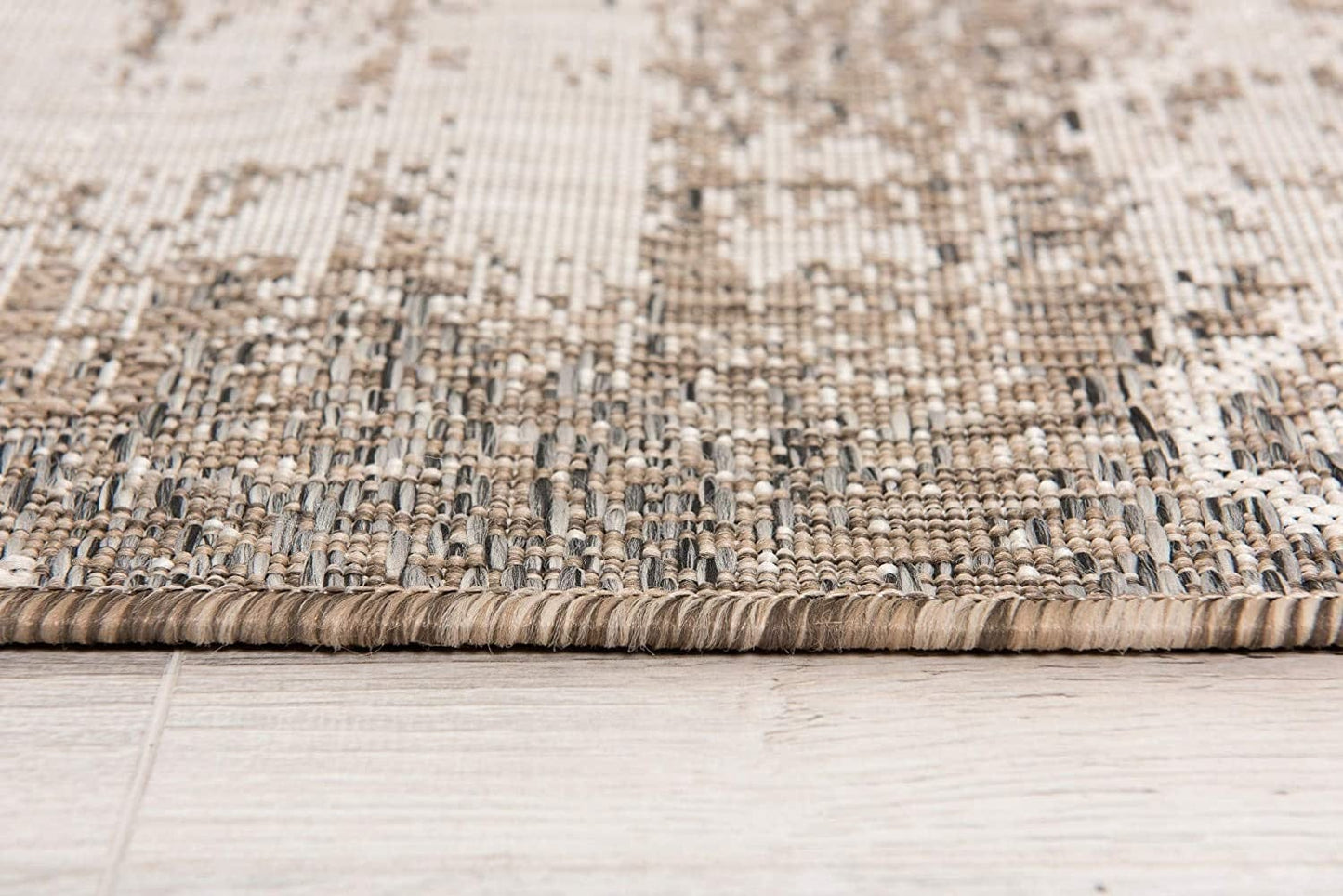 3’ X 10’ Beige Boho Chic Runner Rug
