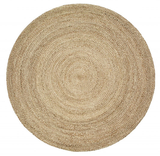 Gray Toned Natural Jute Area Rug