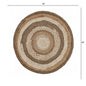 Multicolored Concentric Boutique Jute Rug