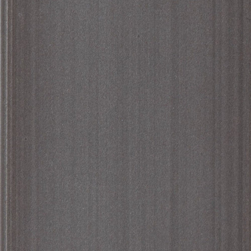 40" Walnut Brown And Steel Gray Rectangular Dining Table