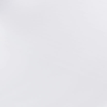 47" White Rounded Marble And Steel Dining Table