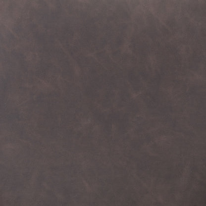 Set of Two Brown Faux Leather Arch Dining Chairs