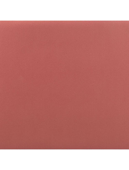 Terra Cotta and Black Modern Cube Faux Leather Accent Chair