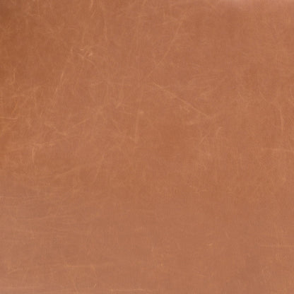 Terra Cotta Kiss Cozy Faux Leather Accent Chair