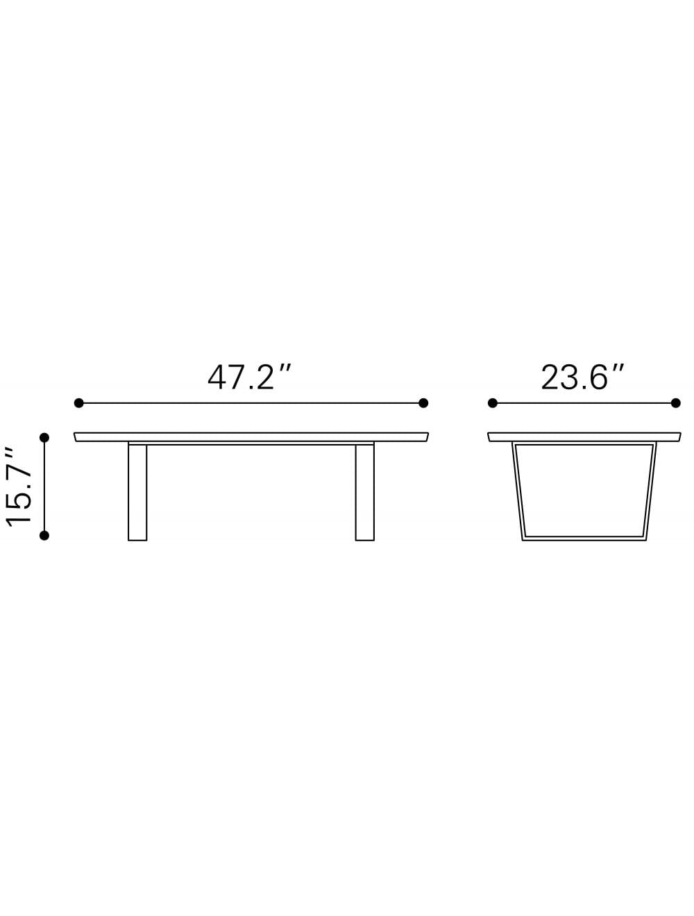 Designer's Choice White Faux Marble and Steel Coffee Table