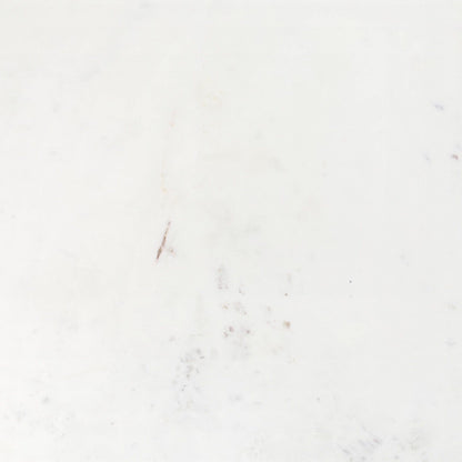 36" Gold And White Marble Pleated Pedestal Round Coffee Table